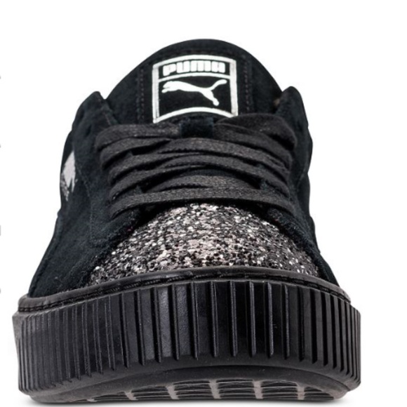 NWT-Women's Suede leather Platform Sneakers 8 - Picture 6 of 8